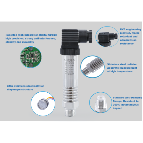 Pressure Transmitter Pressure Sensor With High Temperature Supplier